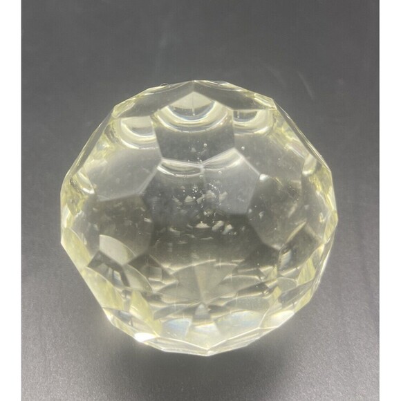 VTG Bohemian Czech Cut Glass Crystal Cranberry Decanter w/Faceted Stopper 10.25” - Picture 8 of 8